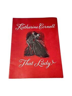 Katherine Cornell That Lady Souvenir Theater Programme NY Broadway 1949 PB USA
